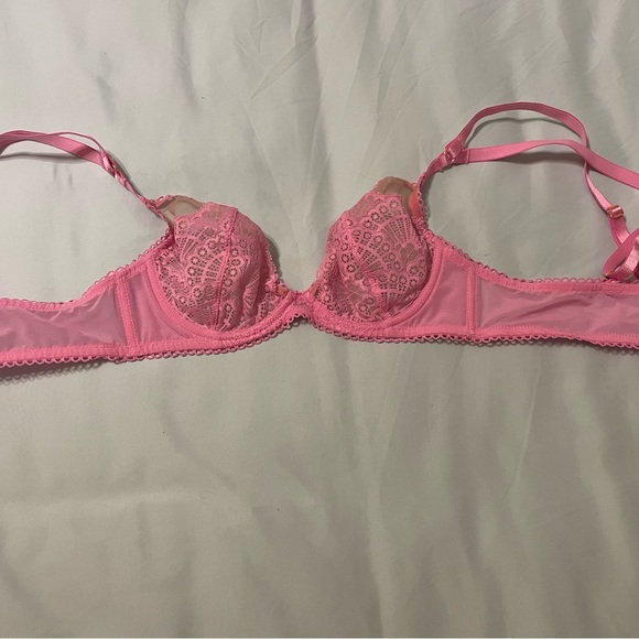Playful Promises Lace Pink Bra - Picture 1 of 3